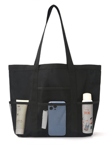 Multi-purpose foldable beach bag