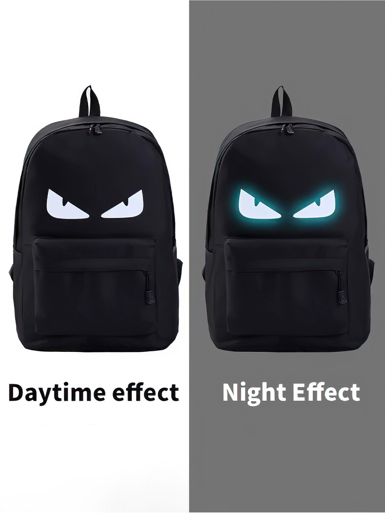 Glow-in-the-Dark Unisex Backpack – Trendy & Practical for School and Commuting