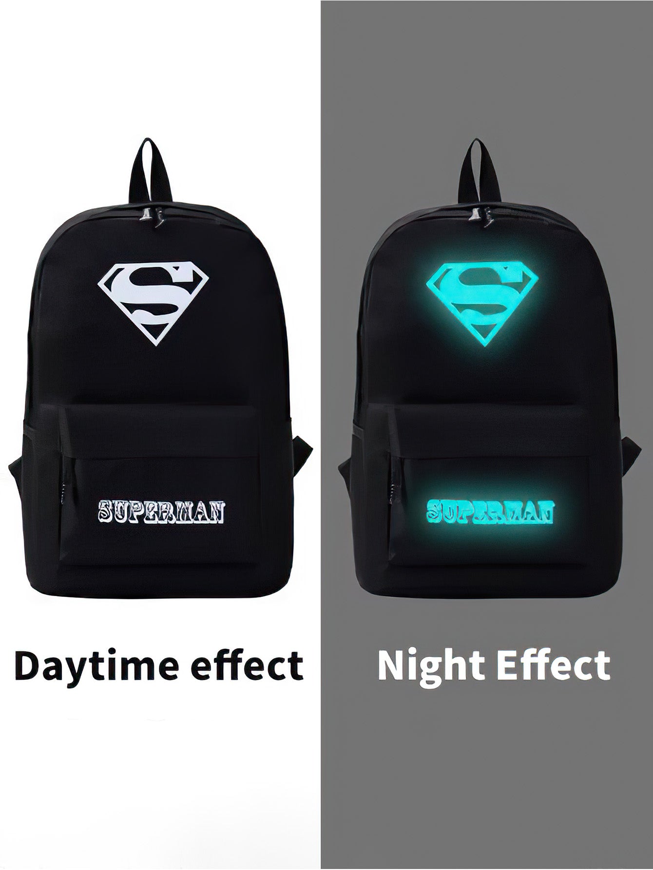 Glow-in-the-Dark Unisex Backpack – Trendy & Practical for School and Commuting