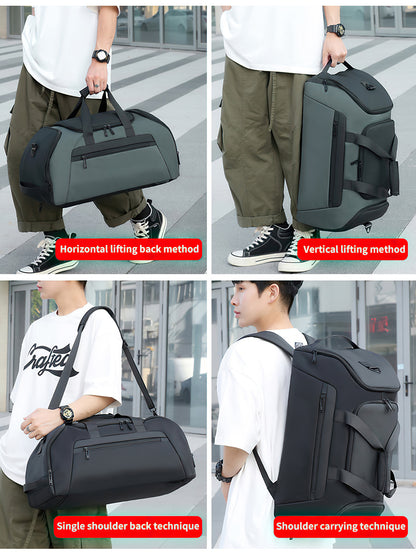 Multifunctional Sports & Travel Backpack with Independent Shoe Compartment - 2 Colors