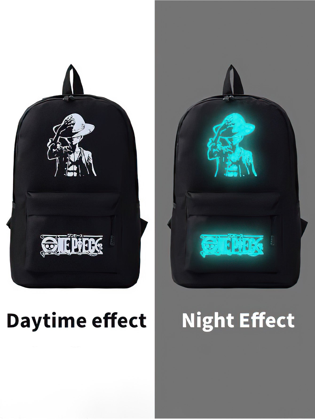 Glow-in-the-Dark Unisex Backpack – Trendy & Practical for School and Commuting