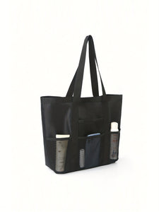 Multi-purpose foldable beach bag