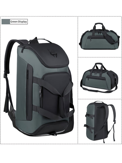 Multifunctional Sports & Travel Backpack with Independent Shoe Compartment - 2 Colors