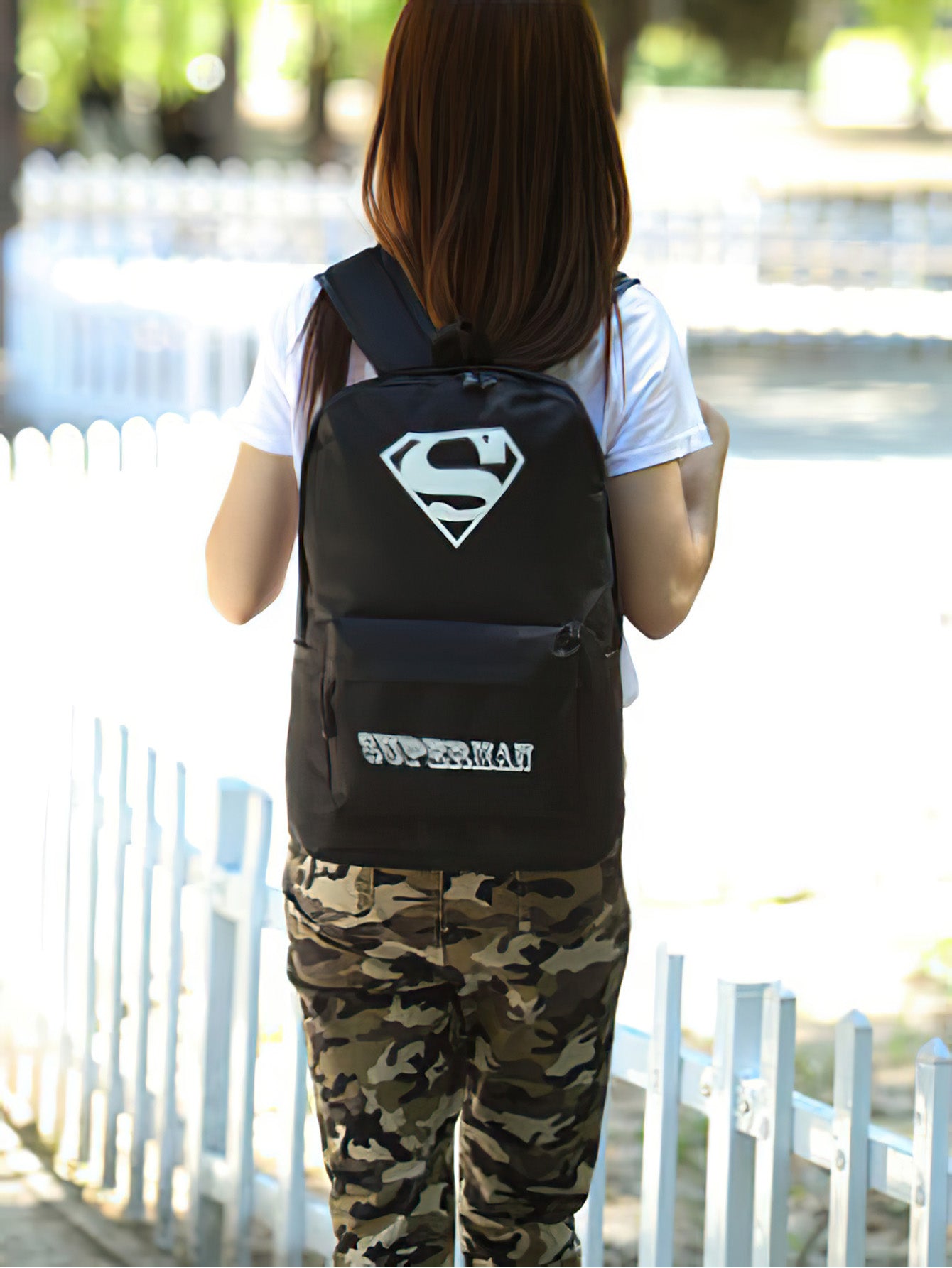 Glow-in-the-Dark Unisex Backpack – Trendy & Practical for School and Commuting