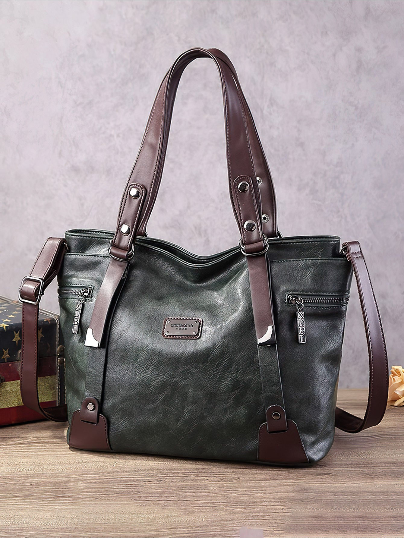 Vintage European Style Handbag - The Perfect Blend of Fashion and Functionality - 4 Colors