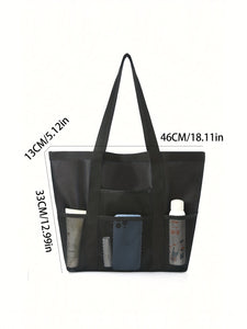 Multi-purpose foldable beach bag