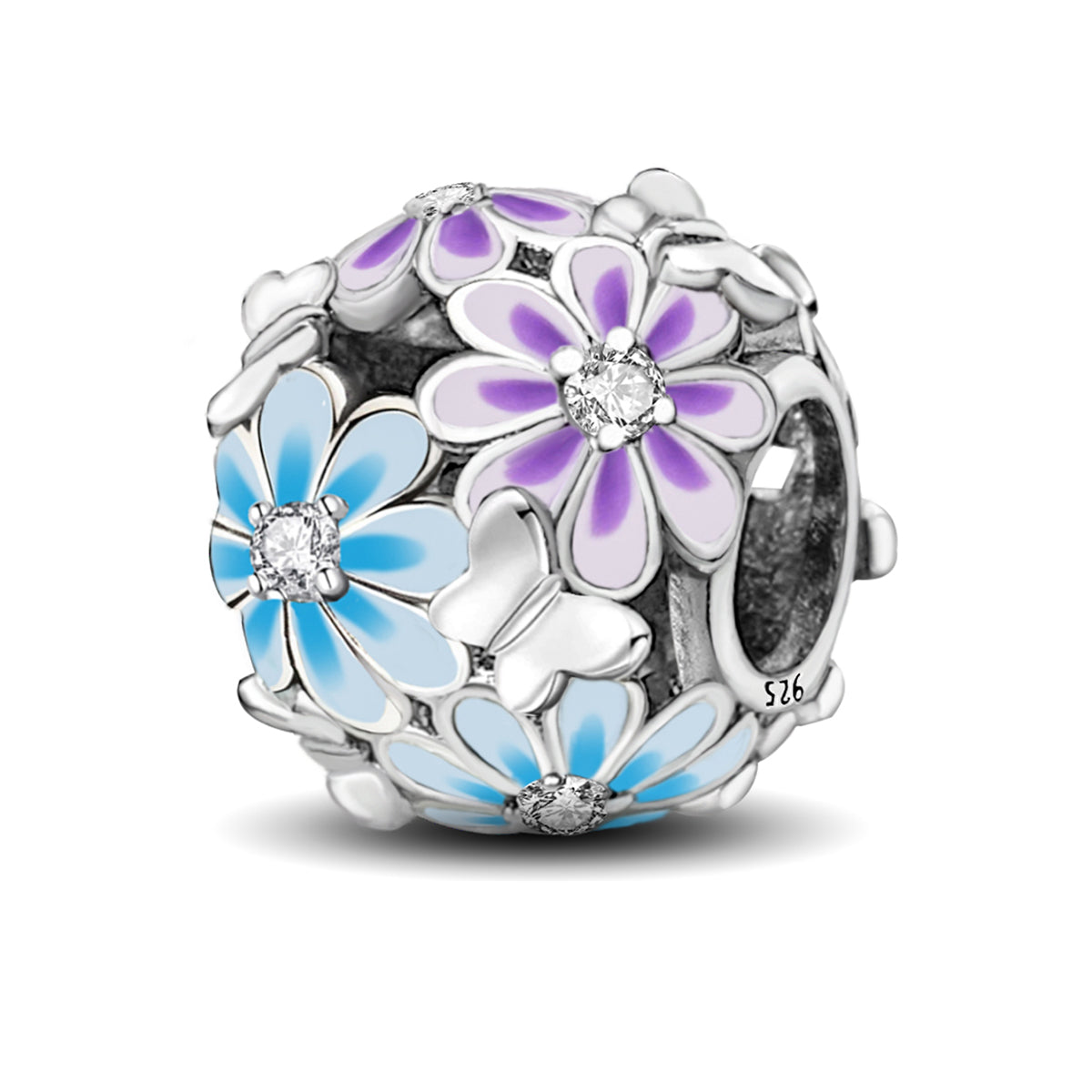 925 Sterling silver charm bead