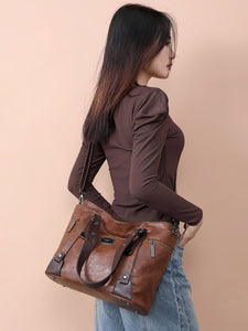 Vintage European Style Handbag - The Perfect Blend of Fashion and Functionality - 4 Colors