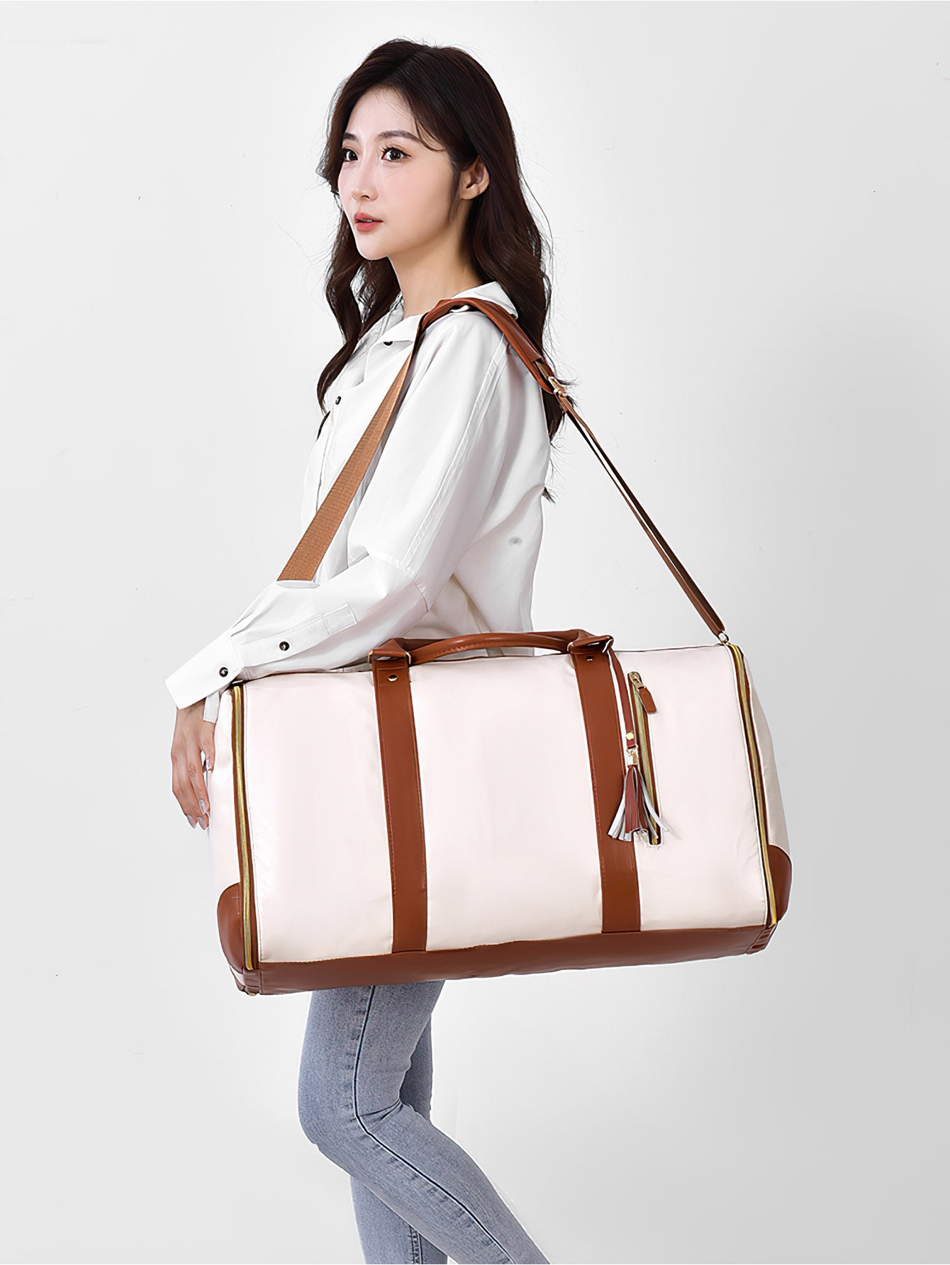 Versatile Foldable PU Travel Suitcase - Your Perfect Travel Companion - 3 Colors