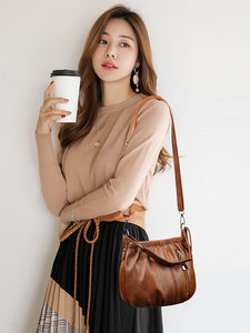 Stylish Vintage Crossbody Bag for Trendy Outings - 4 Colors