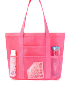 Multi-purpose foldable beach bag