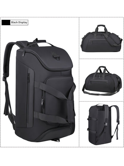 Multifunctional Sports & Travel Backpack with Independent Shoe Compartment - 2 Colors