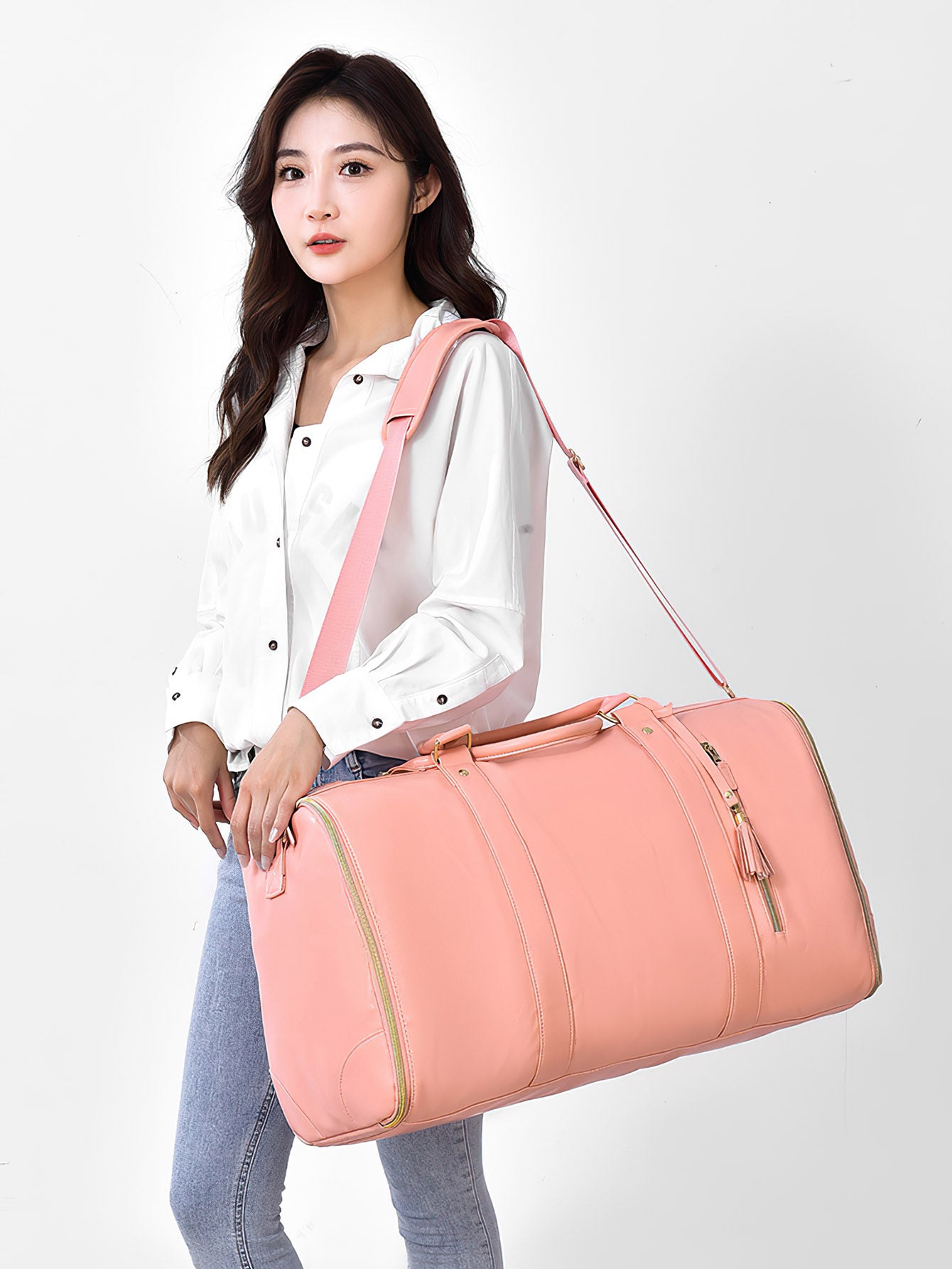 Versatile Foldable PU Travel Suitcase - Your Perfect Travel Companion - 3 Colors
