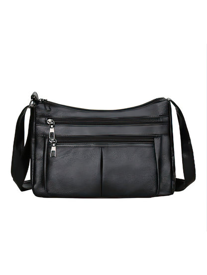 Chic Soft Leather Crossbody Bag for Women - 4 Colours