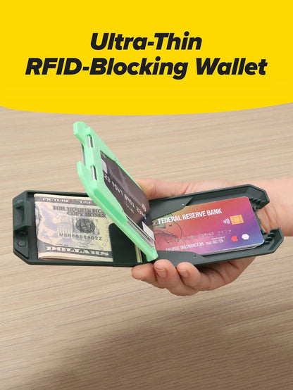 Ultra-Slim RFID Blocking Card Holder Wallet for Men