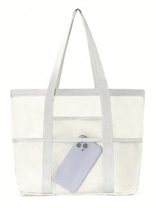 Multi-purpose foldable beach bag