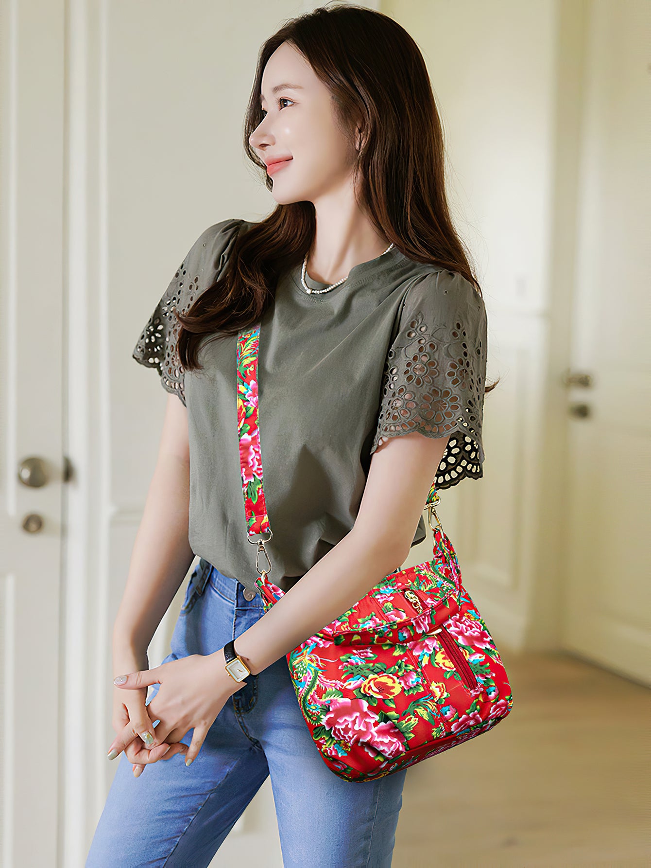 Stylish Vintage Crossbody Bag for Trendy Outings - 4 Colors