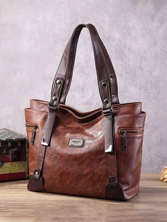 Vintage European Style Handbag - The Perfect Blend of Fashion and Functionality - 4 Colors