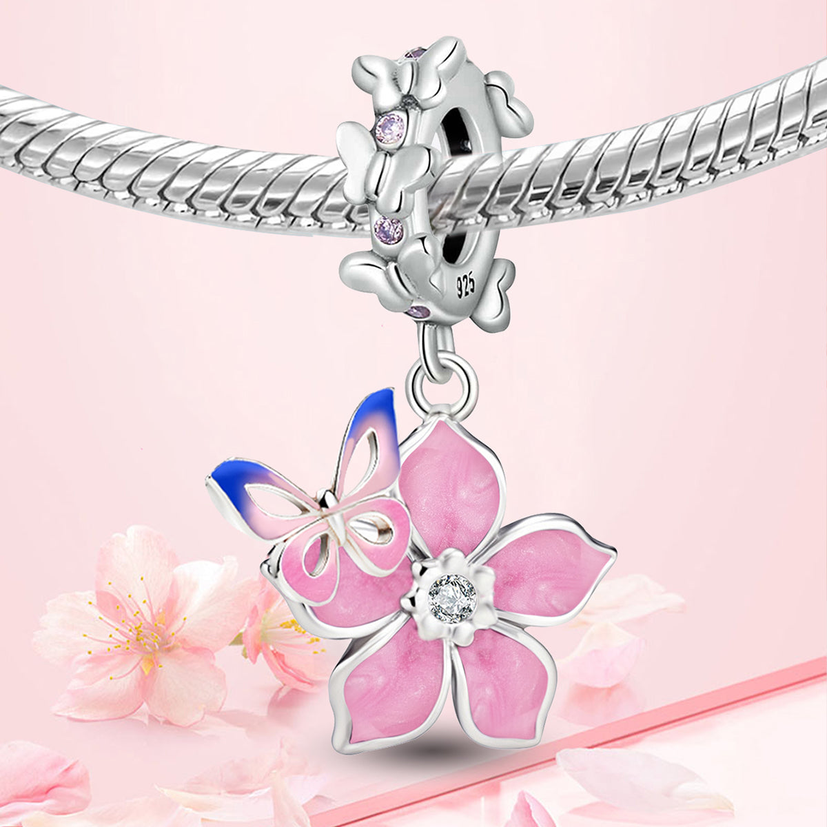 925 Sterling silver charm bead