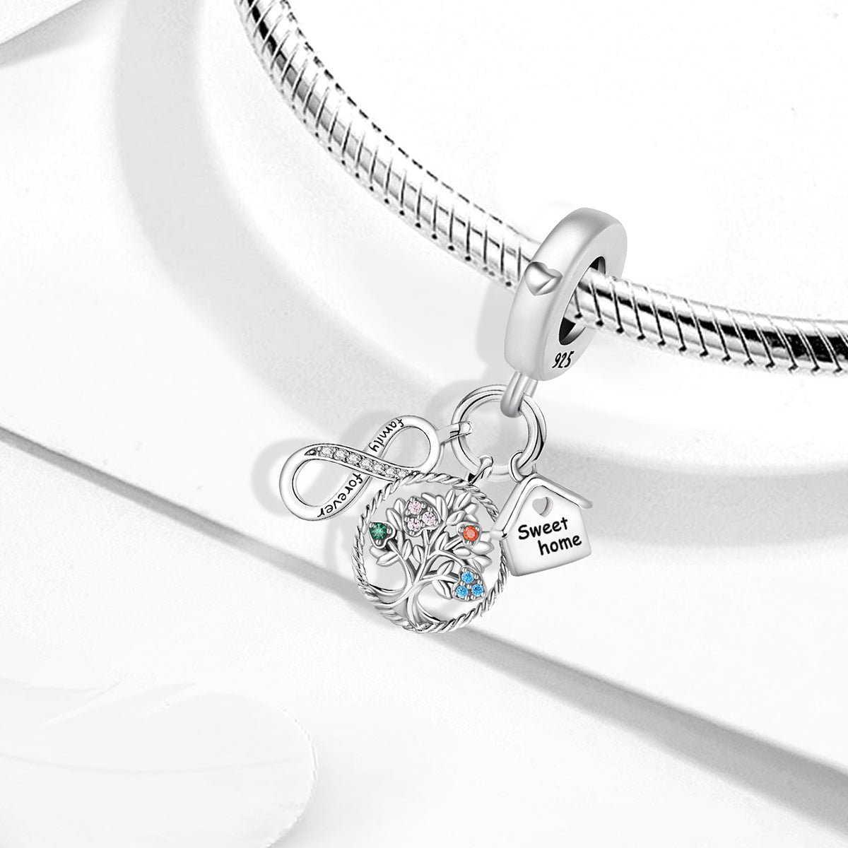 925 Sterling silver charm bead