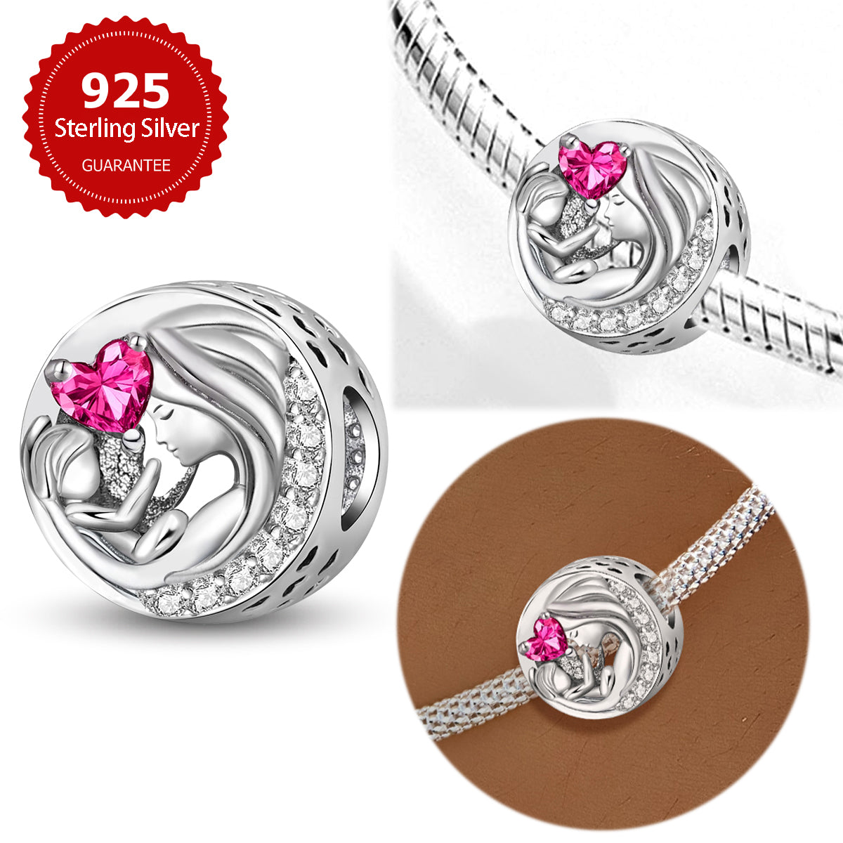 925 Sterling silver round bead