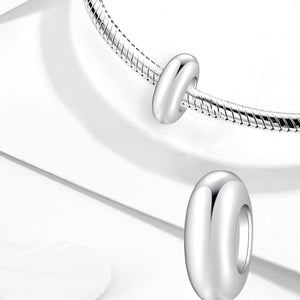 925 Sterling silver round charm bead