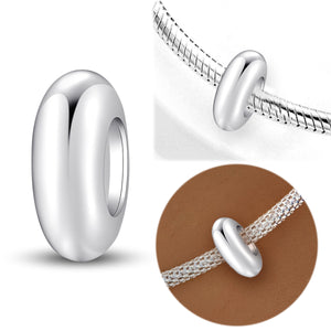 925 Sterling silver round charm bead