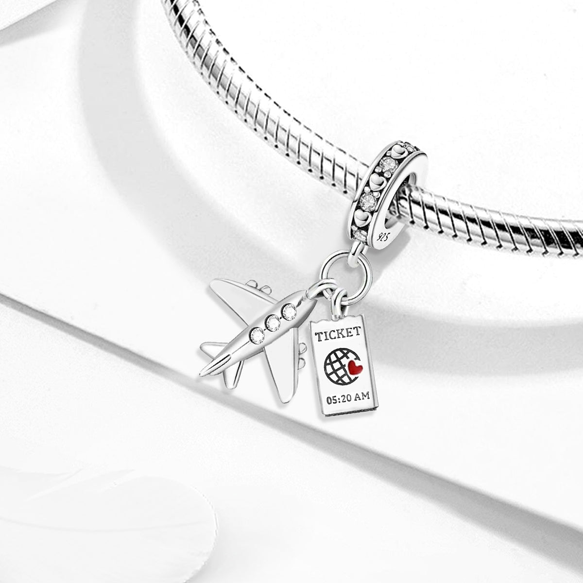 925 Sterling silver charm bead