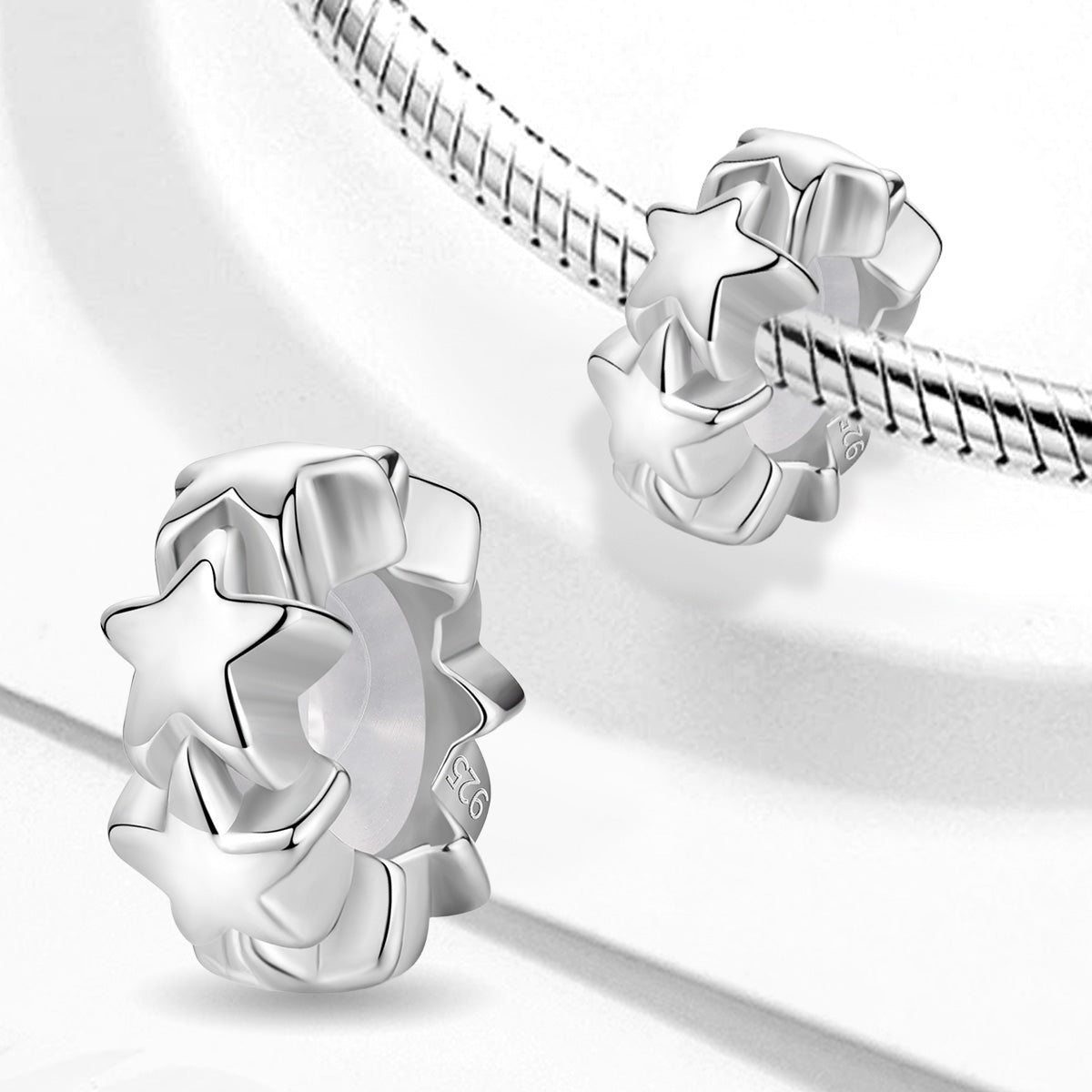 925 Sterling silver bead