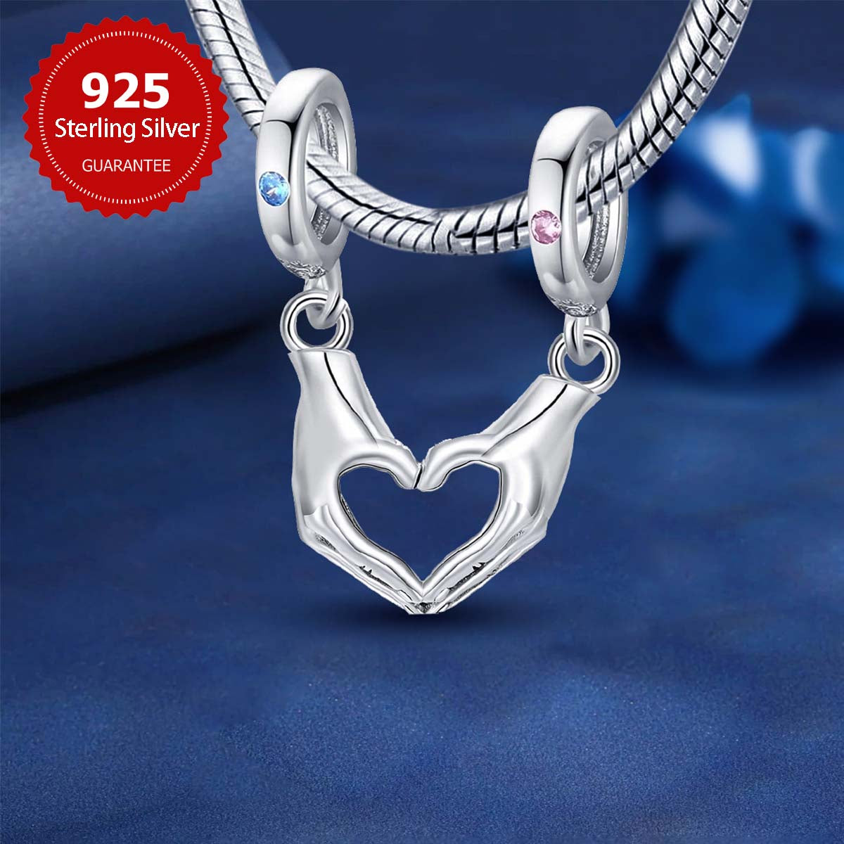 925 Sterling silver charm bead