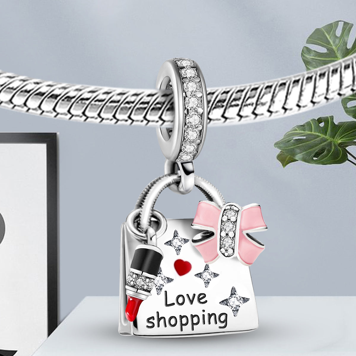 925 Sterling silver charm bead