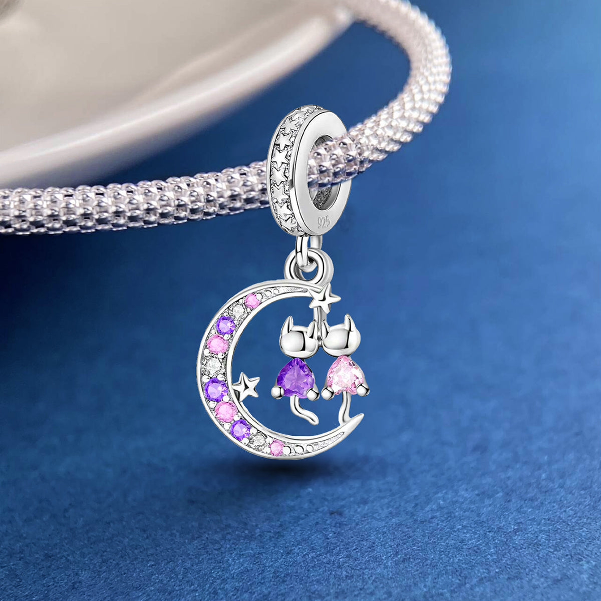 925 Sterling silver charm bead