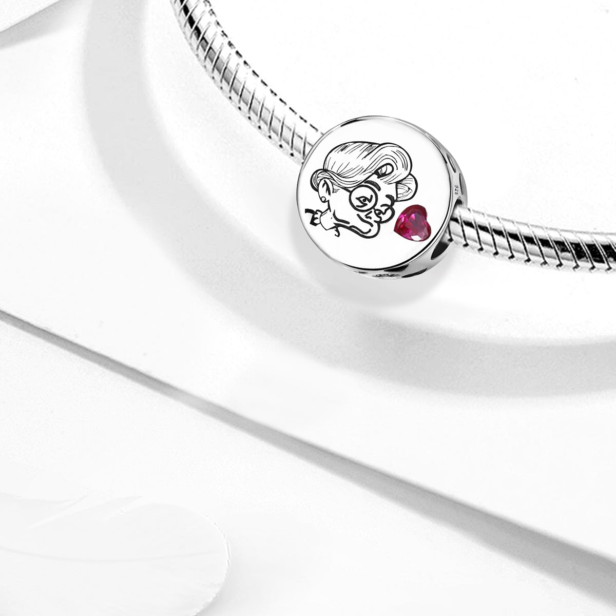 925 Sterling silver charm bead