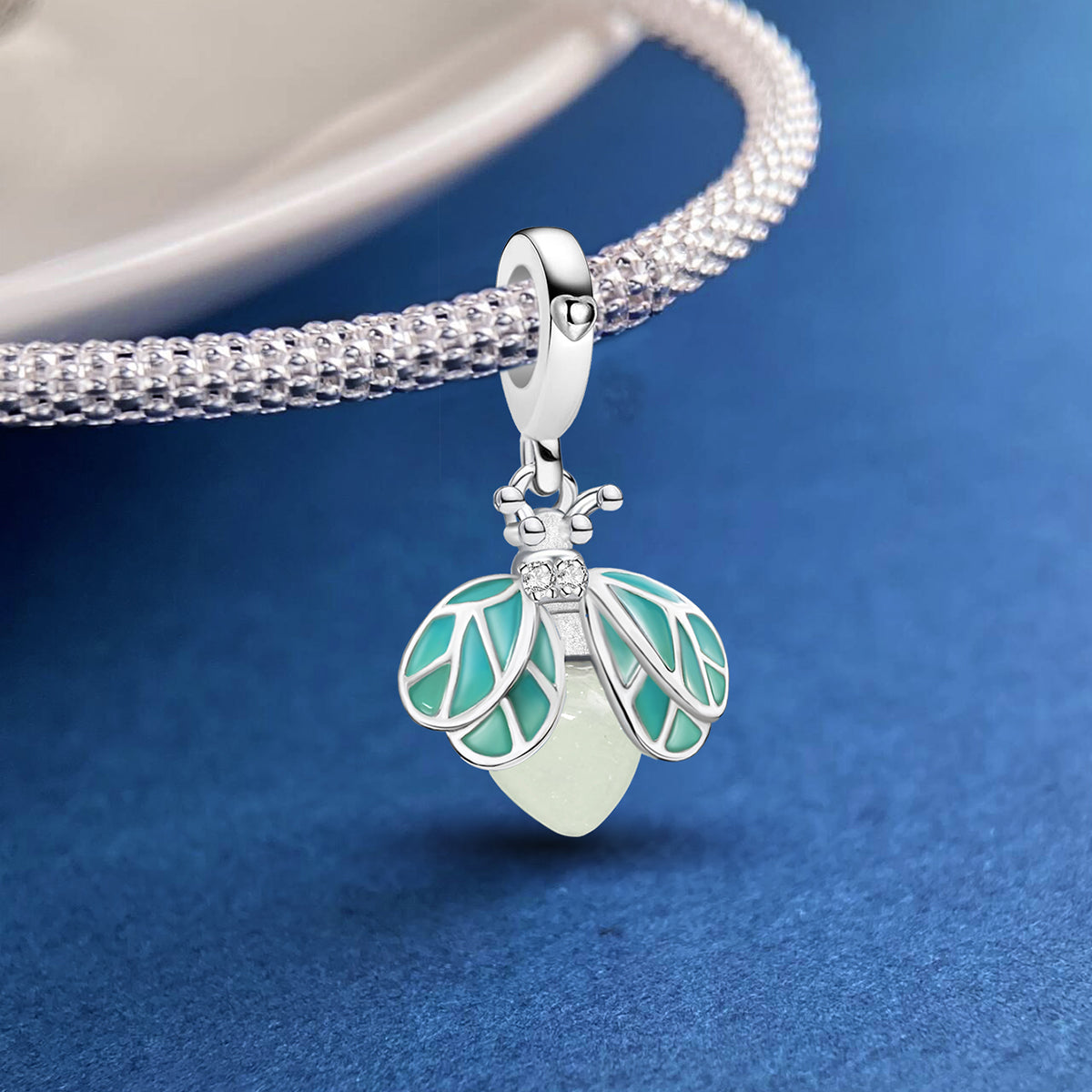 925 Sterling silver charm bead