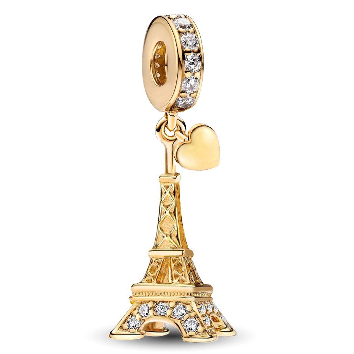 925 Sterling silver Eiffel Tower charm bead