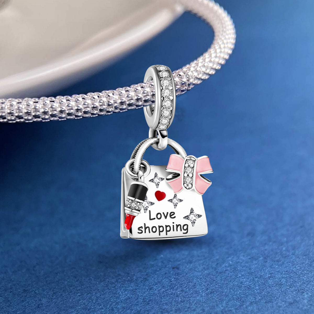 925 Sterling silver charm bead