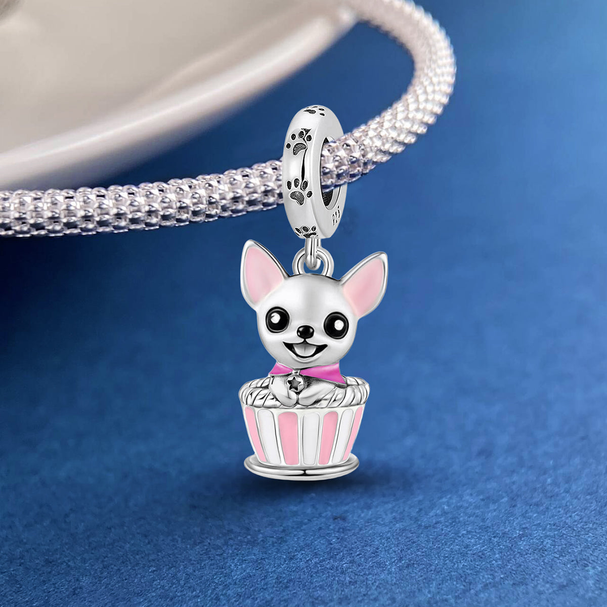 925 Sterling silver charm bead