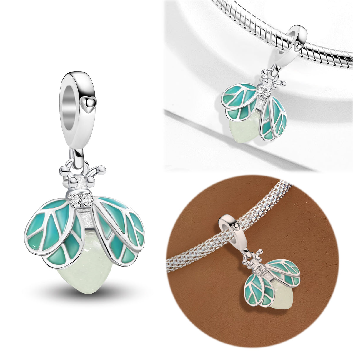 925 Sterling silver charm bead