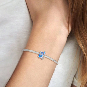 925 Sterling silver butterfly charm bead