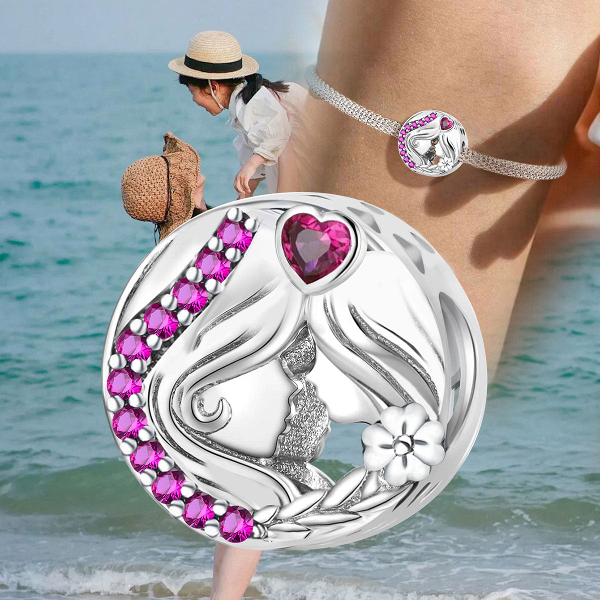 925 Sterling silver round bead