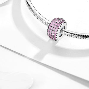 925 Sterling silver round charm bead