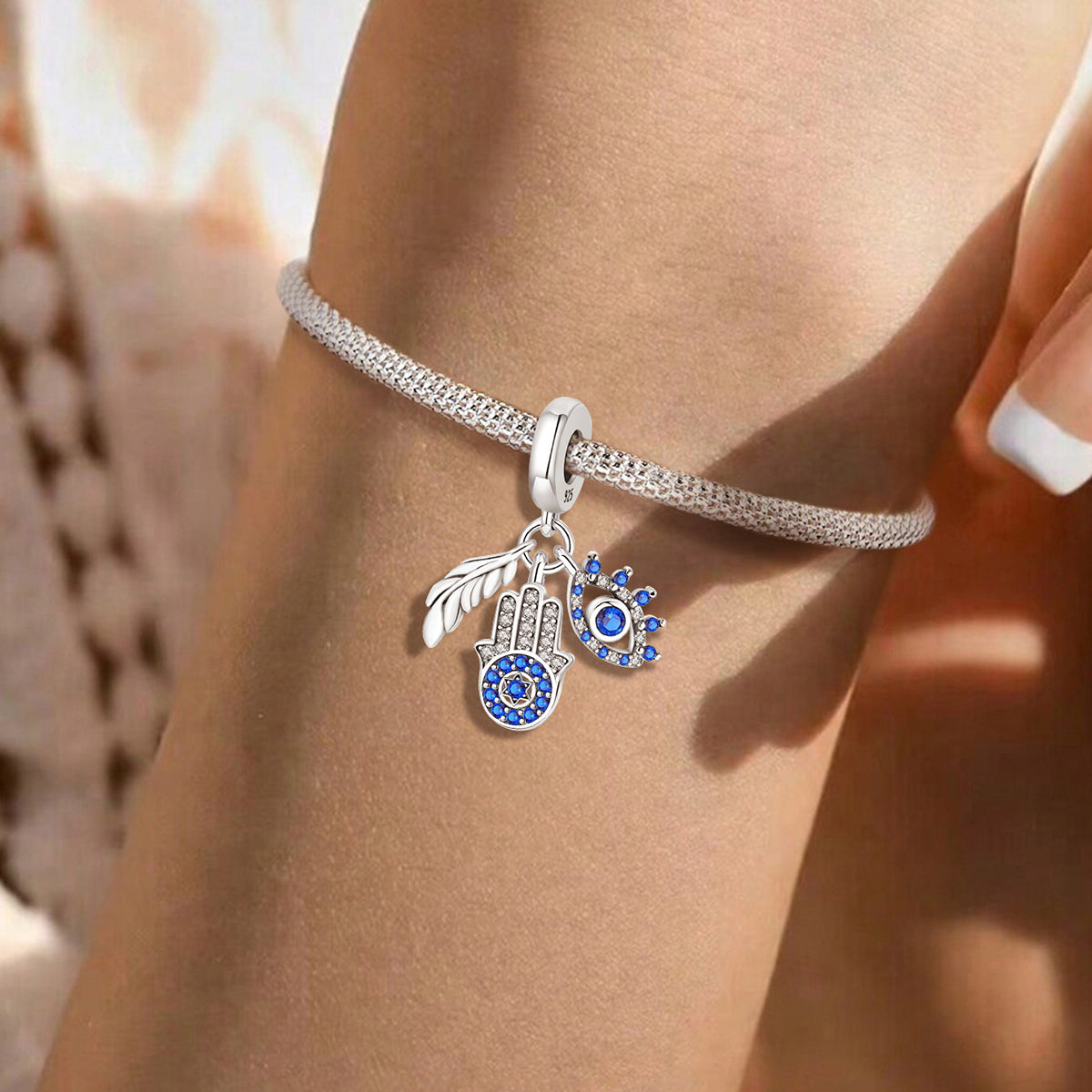 925 Sterling silver charm bead