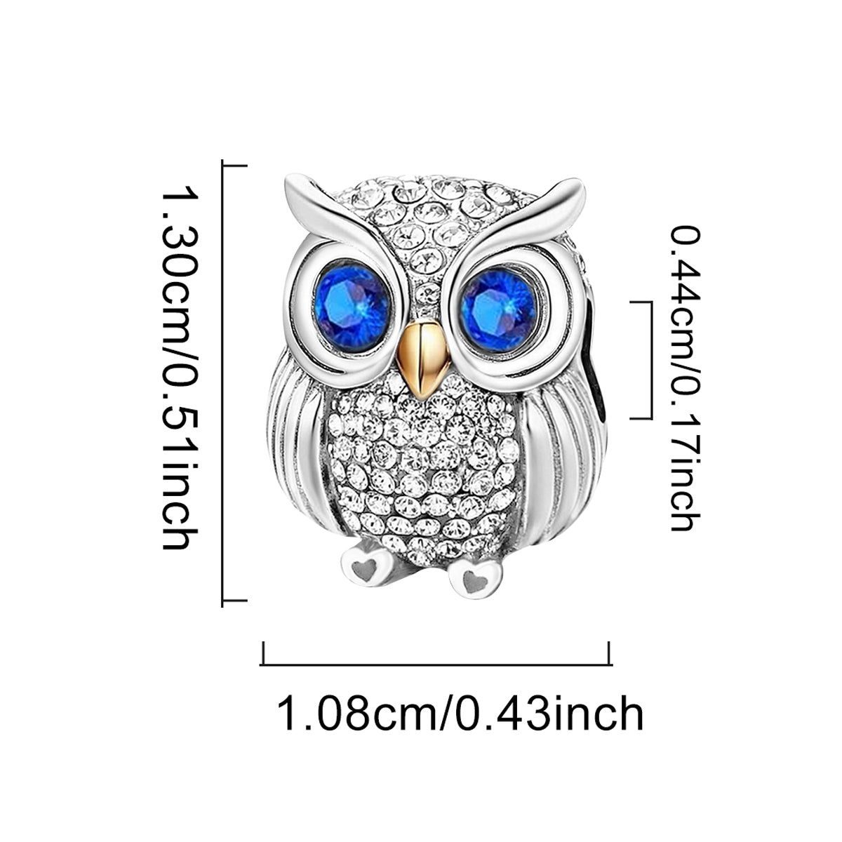 925 Sterling silver charm bead