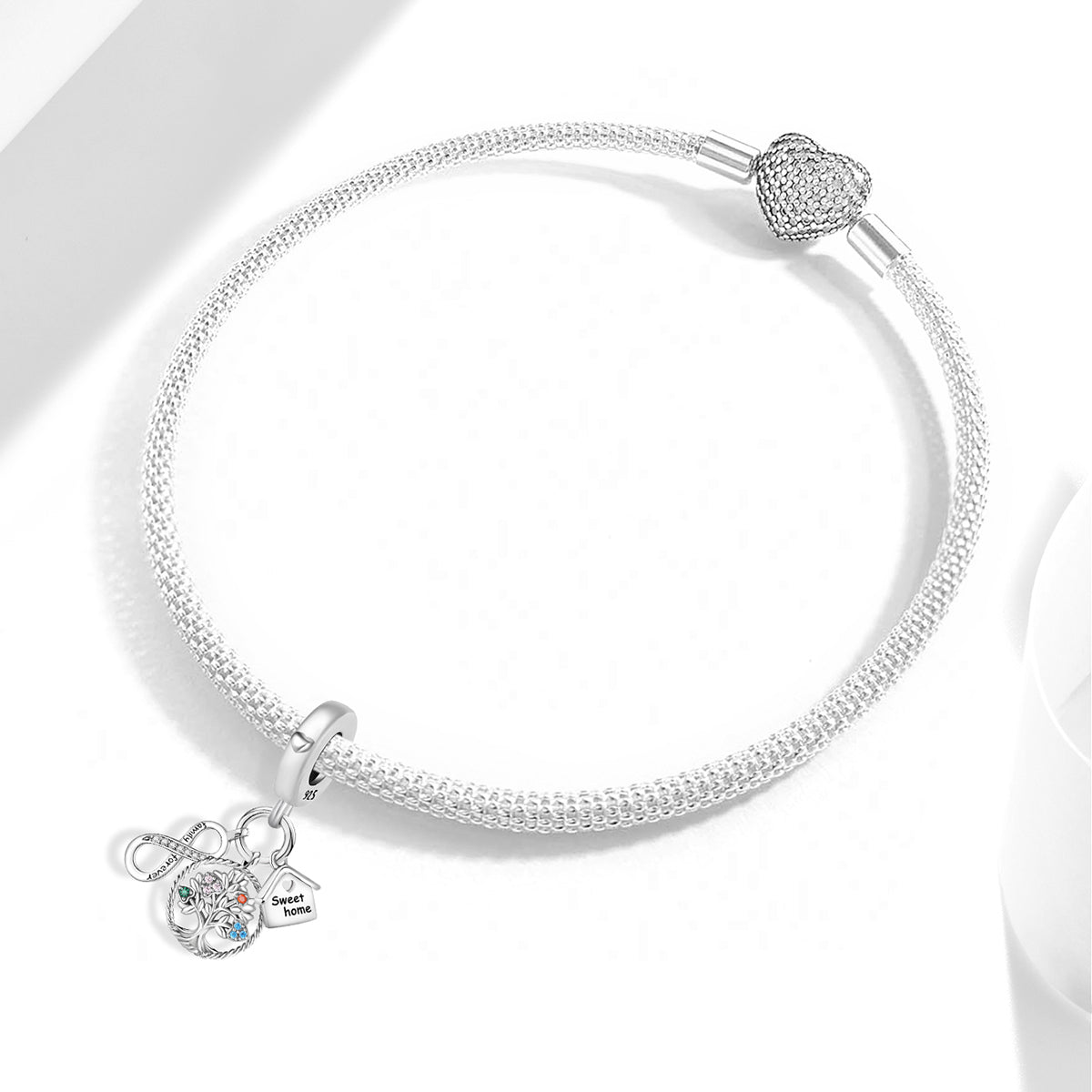 925 Sterling silver charm bead