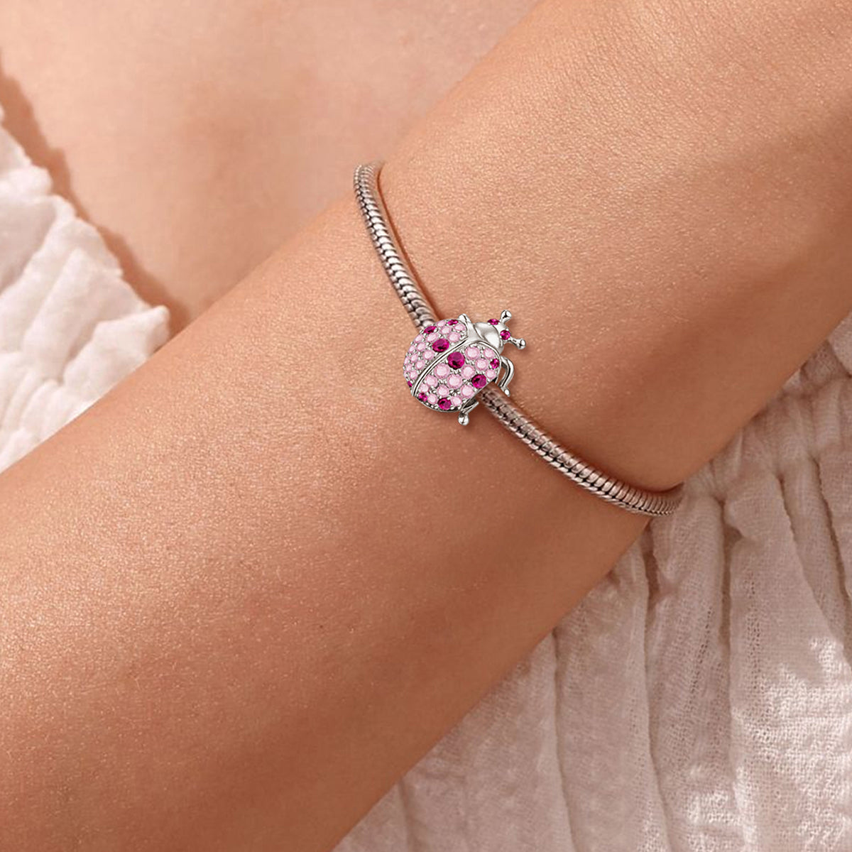 925 Sterling silver  charm bead