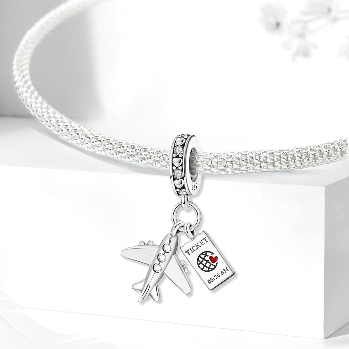 925 Sterling silver charm bead