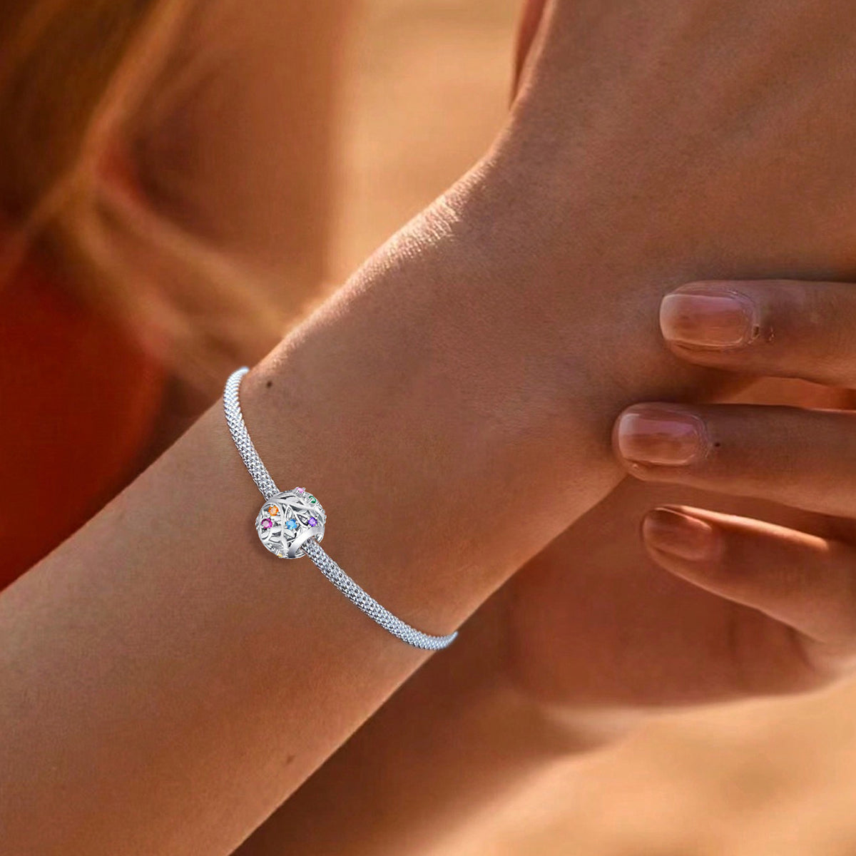 925 Sterling silver charm bead