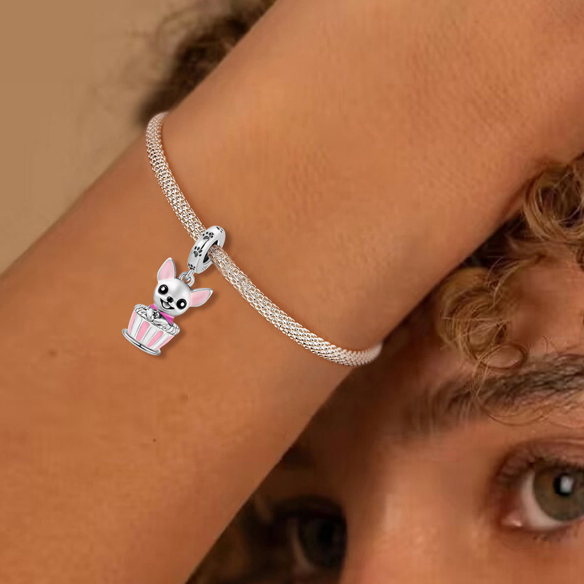 925 Sterling silver charm bead