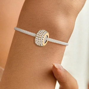 925 Sterling silver round charm bead
