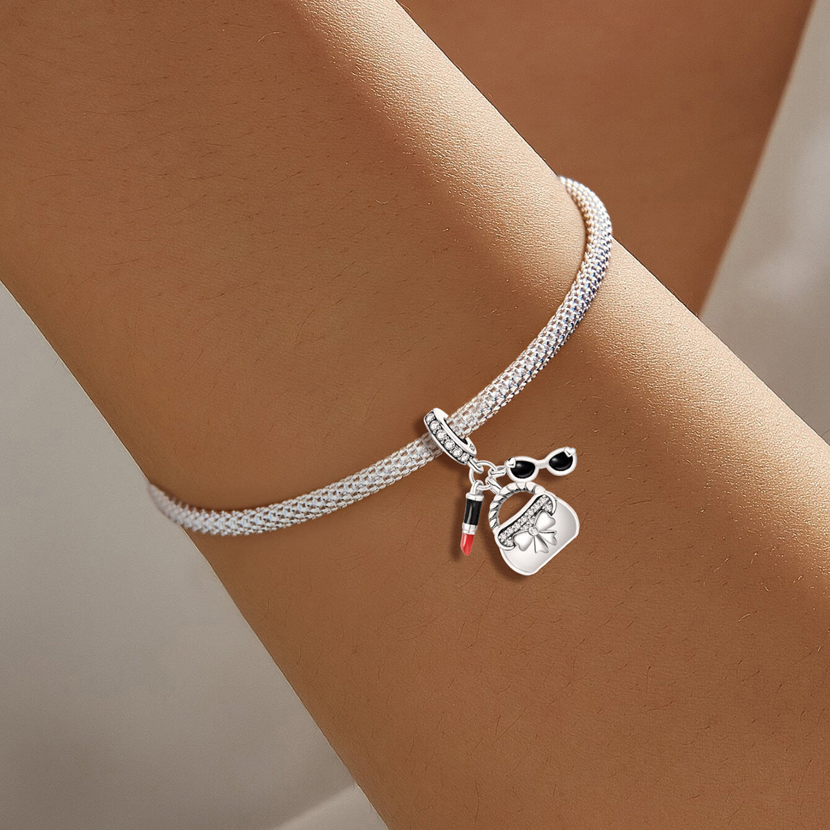 925 Sterling silver charm bead